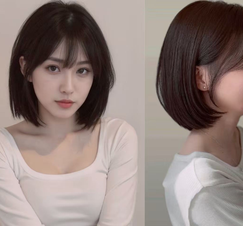 女生C字彎燙髮